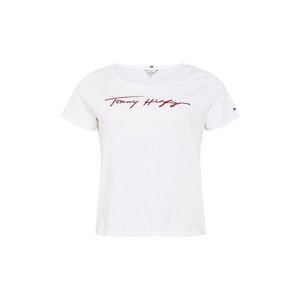 Tommy Hilfiger Curve Tricou 'Carmen' alb / roșu imagine