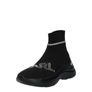 Karl Lagerfeld Sneaker înalt 'SKYLINE' negru / argintiu imagine