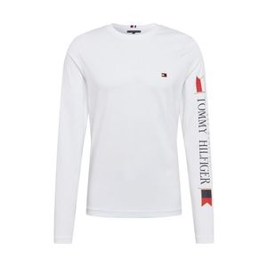 TOMMY HILFIGER Tricou 'MIRRORED FLAGS ' alb imagine