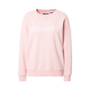 Superdry Bluză de molton roz / alb imagine