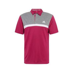 adidas Golf Tricou funcțional gri / roșu vin imagine