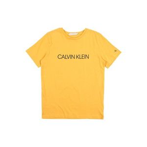 Calvin Klein Jeans Tricou galben / negru imagine