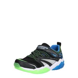 SKECHERS Sneaker 'Lighted Gore & Strap' negru / albastru / verde neon imagine