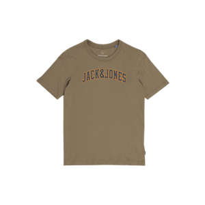 Jack & Jones Junior Tricou 'ROSSING' oliv / navy / portocaliu imagine