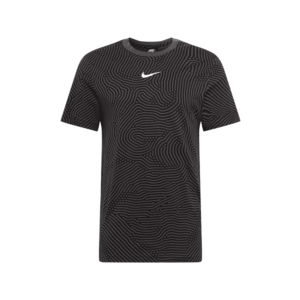 Nike Sportswear Tricou negru / gri închis imagine