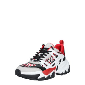 MICHAEL Michael Kors Sneaker low 'NICK' negru / alb / roșu / offwhite imagine