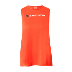 Tommy Sport Sport top alb / roșu / albastru închis / roșu orange imagine