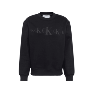 Calvin Klein Jeans Bluză de molton negru / gri închis imagine