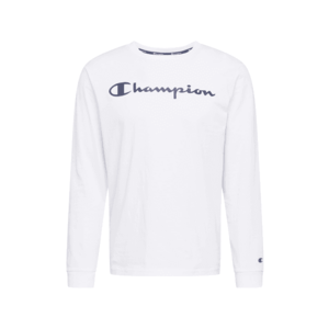 Champion Authentic Athletic Apparel Tricou alb / albastru închis imagine