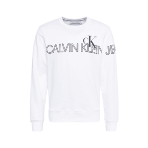 Calvin Klein Jeans Bluză de molton alb imagine