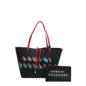 ARMANI EXCHANGE Plase de cumpărături negru / culori mixte imagine
