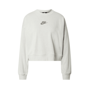 Nike Sportswear Bluză de molton 'Crew' negru / gri imagine