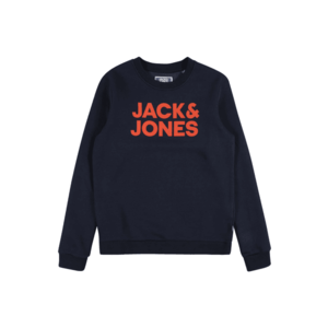 Jack & Jones Junior Bluză de molton 'JORGORDON' navy / roșu orange imagine