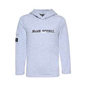 BLUE EFFECT Bluză de molton gri / negru / alb imagine