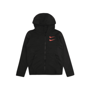 Nike Sportswear Hanorac 'SWOOSH' negru / portocaliu închis imagine