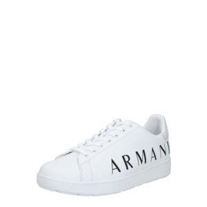 ARMANI EXCHANGE Sneaker low alb / negru imagine