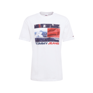 Tommy Jeans Tricou alb / roșu / albastru imagine