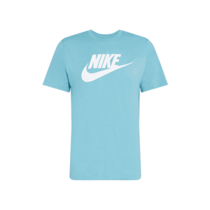 Nike Sportswear Tricou 'FUTURA' albastru deschis / alb imagine
