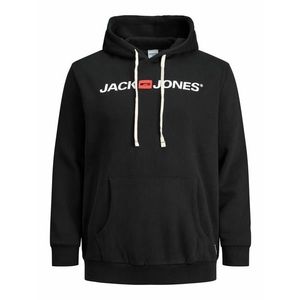 JACK & JONES Bluză de molton negru / alb / roșu imagine