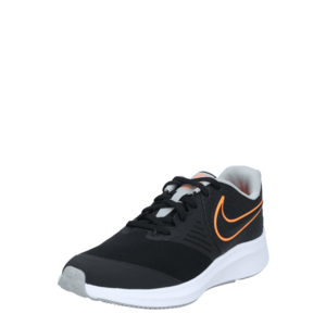 NIKE Pantofi sport alb / portocaliu / negru imagine