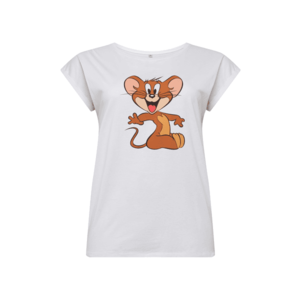 Mister Tee Tricou 'Tom & Jerry Mouse' alb imagine