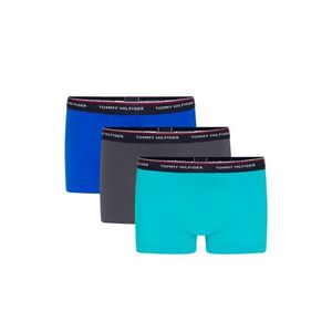 Tommy Hilfiger Underwear Boxeri gri închis / turcoaz / albastru royal imagine