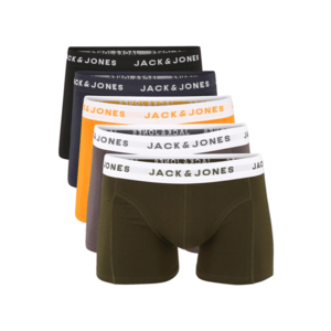 JACK & JONES Boxeri 'Ris' negru / culori mixte / oliv / galben auriu / gri-maro imagine