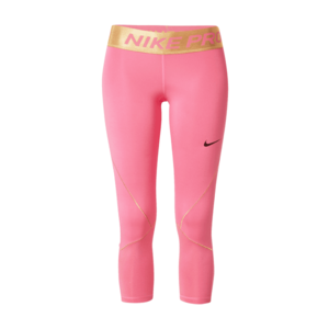 NIKE Pantaloni sport 'Pro Warm' auriu / roz / negru imagine