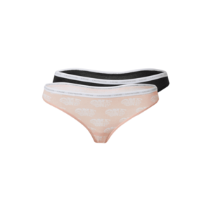 Calvin Klein Underwear Tanga roz / negru / alb imagine
