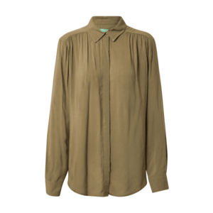 UNITED COLORS OF BENETTON Bluză verde închis imagine