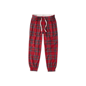 Abercrombie & Fitch Pantaloni de pijama roșu / navy / albastru imagine