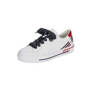 RIEKER Sneaker low alb / roșu / bleumarin imagine
