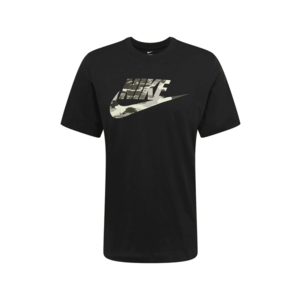 Nike Sportswear Tricou negru / verde / verde închis / gri imagine