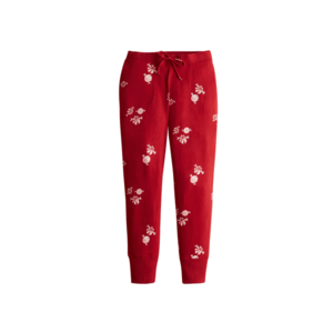 HOLLISTER Pantaloni roșu / alb imagine