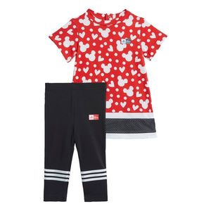 ADIDAS PERFORMANCE Costum de trening 'Disney Minnie Mouse' roșu / alb / negru imagine