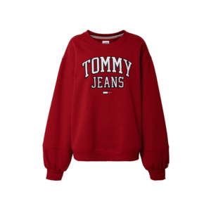 Tommy Jeans Bluză de molton 'COLLEGIATE' roși aprins / alb / navy imagine