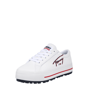 Tommy Jeans Sneaker low alb / navy / roșu deschis imagine