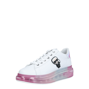 Karl Lagerfeld Sneaker low 'KAPRI KUSHION' alb / negru / roz imagine