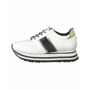TAMARIS Sneaker low negru / alb imagine