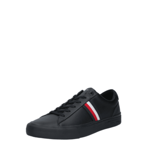 TOMMY HILFIGER Sneaker low negru / navy / alb / roșu imagine