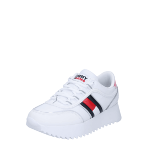 Tommy Jeans Sneaker low alb / roșu / argintiu / navy imagine