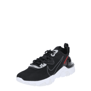 Nike Sportswear Sneaker low 'React Vision 3M' alb / negru / gri metalic / roșu imagine