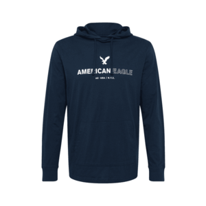 American Eagle Bluză de molton navy / alb imagine