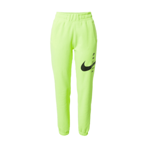 Nike Sportswear Pantaloni verde neon / negru imagine