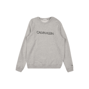 Calvin Klein Jeans Bluză de molton gri amestecat / negru imagine