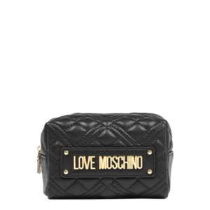 Love Moschino Geantă de cosmetice negru / auriu imagine