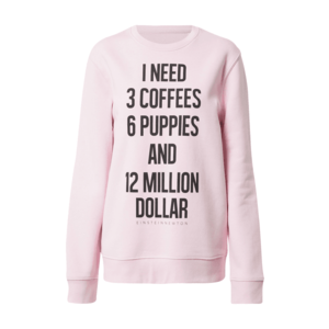 EINSTEIN & NEWTON Bluză de molton '6 Puppies' roz / negru imagine