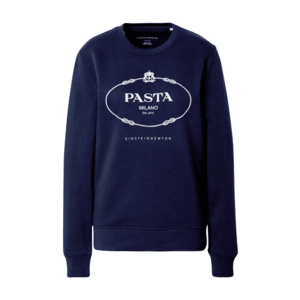 EINSTEIN & NEWTON Bluză de molton 'Pasta' navy / alb imagine