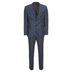 SELECTED HOMME Costum 'Myloair Check Suit B Ex' albastru închis imagine