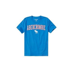 Abercrombie & Fitch Tricou 'SB19-FEB' albastru / roșu neon / alb imagine
